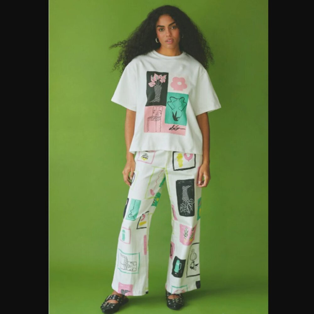 Eloisa Cotidiana Graphic Oversized T-Shirt XS - Picture 3 of 8